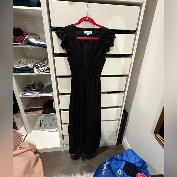 Black Maxi Dress - Picture 1 of 3